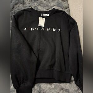 H&M Black Friends Graphic Sweatshirt